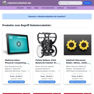 Screenshot roboterzubehör.de