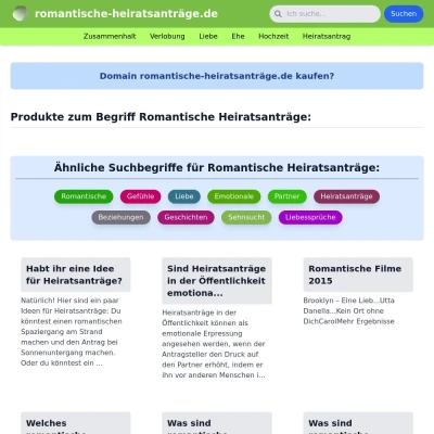 Screenshot romantische-heiratsanträge.de