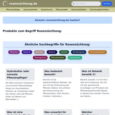 Screenshot rosenzüchtung.de