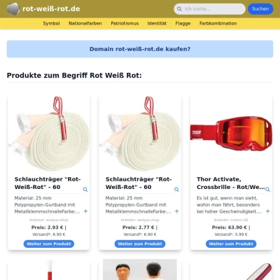 Screenshot rot-weiß-rot.de