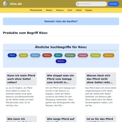 Screenshot röss.de