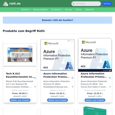 Screenshot rütli.de