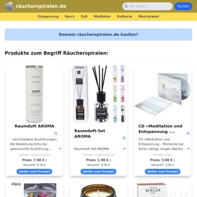 Screenshot räucherspiralen.de