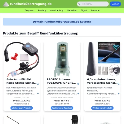 Screenshot rundfunkübertragung.de