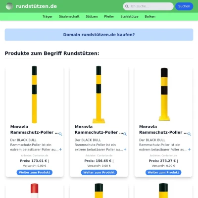 Screenshot rundstützen.de