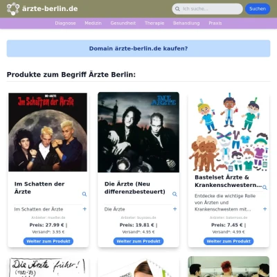 Screenshot ärzte-berlin.de