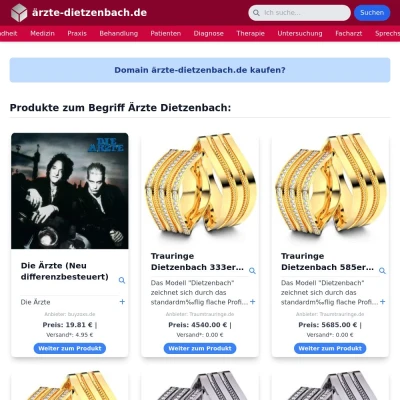 Screenshot ärzte-dietzenbach.de