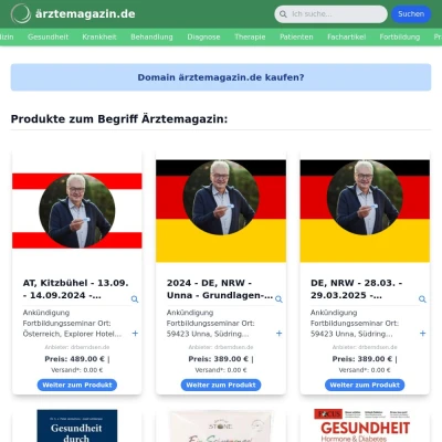 Screenshot ärztemagazin.de