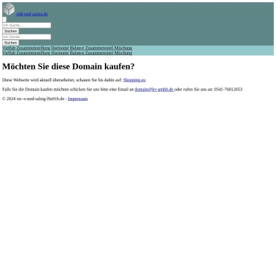 Screenshot süß-und-salzig.de