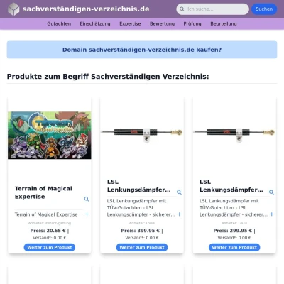 Screenshot sachverständigen-verzeichnis.de