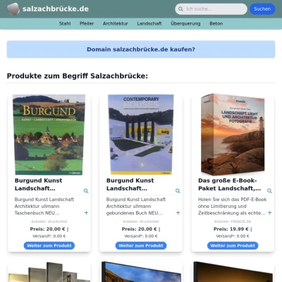 Screenshot salzachbrücke.de