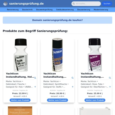 Screenshot sanierungsprüfung.de