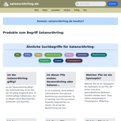 Screenshot satansröhrling.de