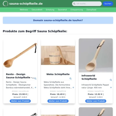 Screenshot sauna-schöpfkelle.de