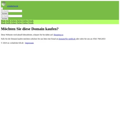 Screenshot schaltücher.de