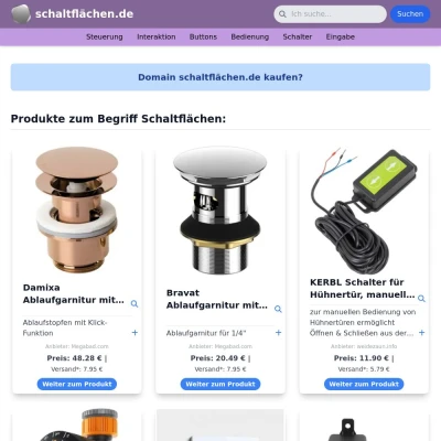 Screenshot schaltflächen.de