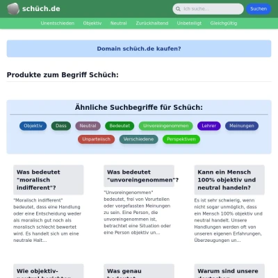 Screenshot schüch.de