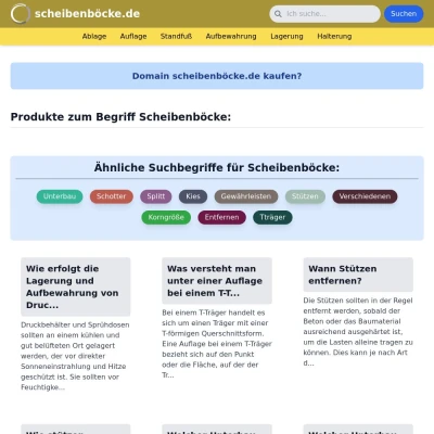 Screenshot scheibenböcke.de