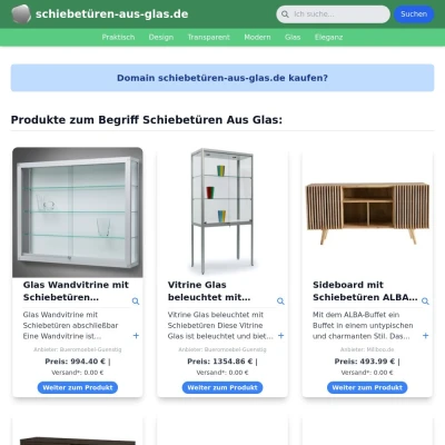 Screenshot schiebetüren-aus-glas.de