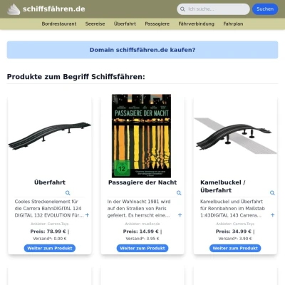Screenshot schiffsfähren.de