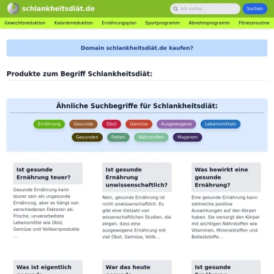 Screenshot schlankheitsdiät.de