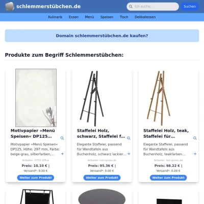 Screenshot schlemmerstübchen.de