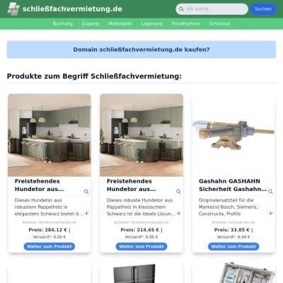 Screenshot schließfachvermietung.de