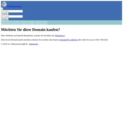 Screenshot schließsysteme.de