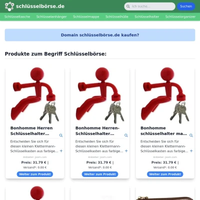 Screenshot schlüsselbörse.de