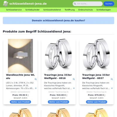 Screenshot schlüsseldienst-jena.de