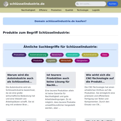 Screenshot schlüsselindustrie.de