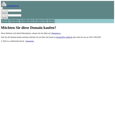 Screenshot schlußformel.de