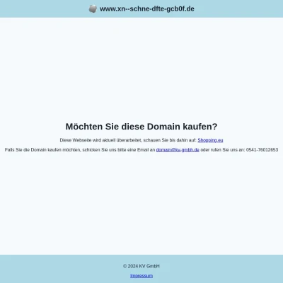 Screenshot schöne-düfte.de