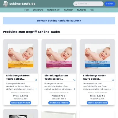 Screenshot schöne-taufe.de