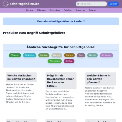 Screenshot schnittgehölze.de