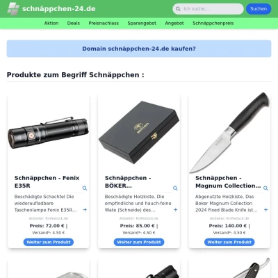 Screenshot schnäppchen-24.de