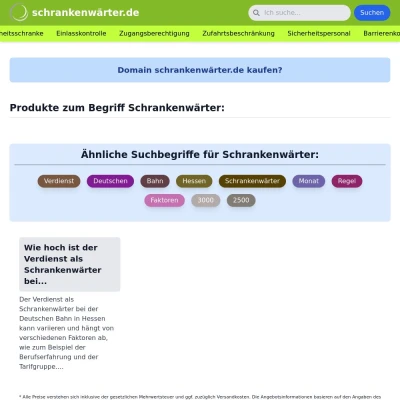 Screenshot schrankenwärter.de