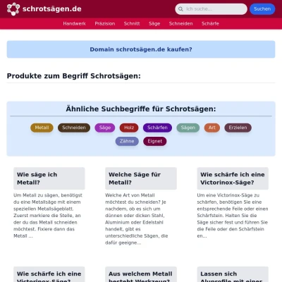 Screenshot schrotsägen.de