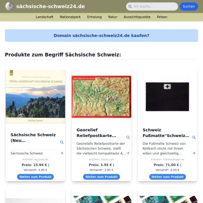 Screenshot sächsische-schweiz24.de