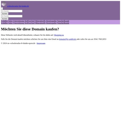 Screenshot schüsslersalze-für-kinder.de