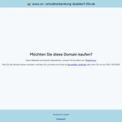 Screenshot schuldnerberatung-düsseldorf.de