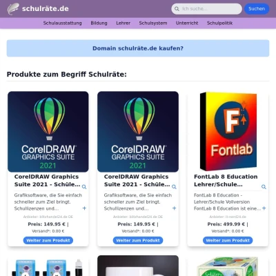Screenshot schulräte.de