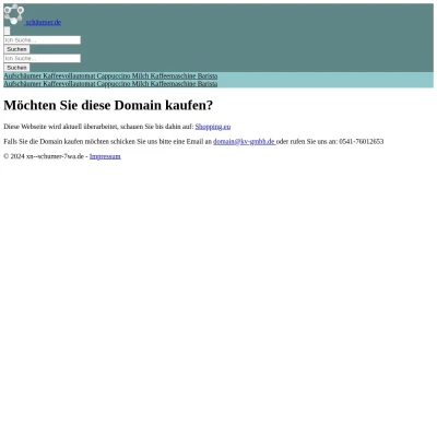 Screenshot schäumer.de