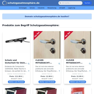 Screenshot schutzgasatmosphäre.de