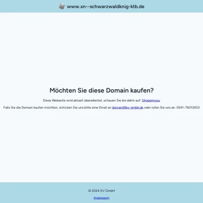 Screenshot schwarzwaldkönig.de