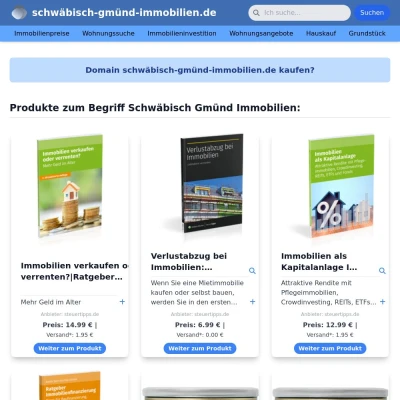 Screenshot schwäbisch-gmünd-immobilien.de