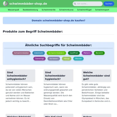 Screenshot schwimmbäder-shop.de