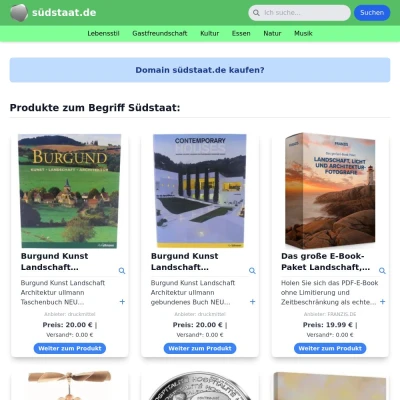 Screenshot südstaat.de