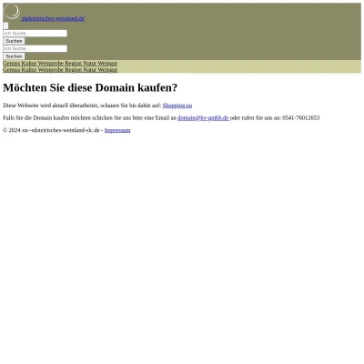 Screenshot südsteirisches-weinland.de