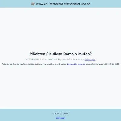 Screenshot sechskant-stiftschlüssel.de